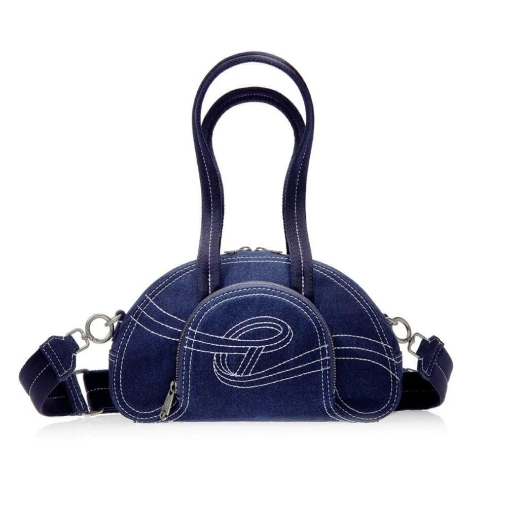 Small Denim Dumpling - Blue